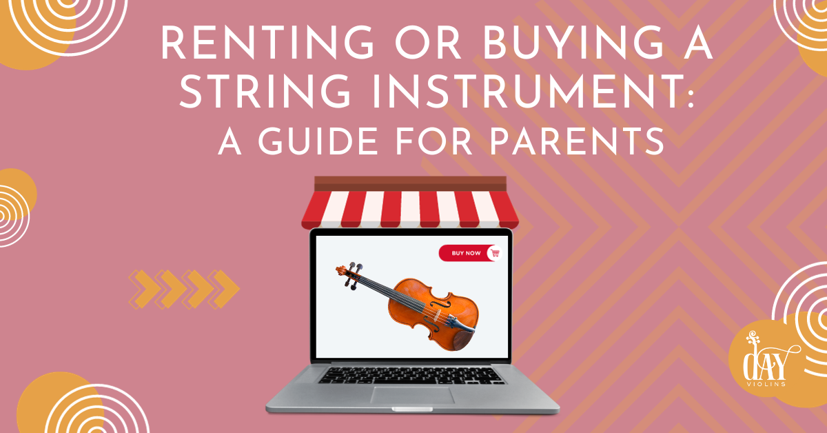 Renting or buying a string instrument online or in a shop